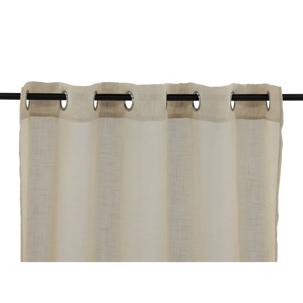 Gordijn Kaya 240x140 cm polyester beige