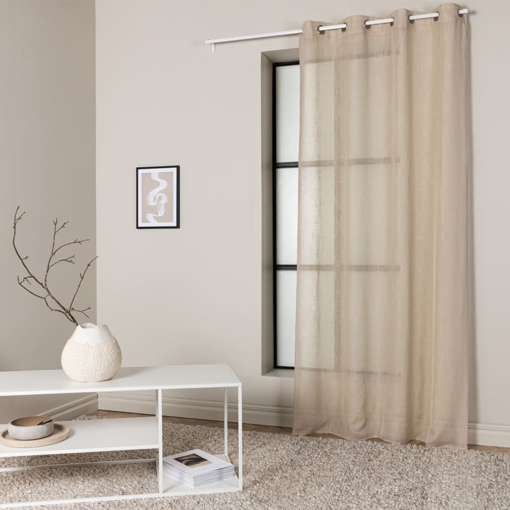 Gordijn Kaya 240x140 cm polyester beige