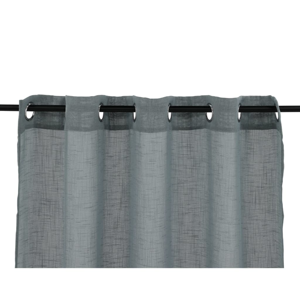 Gordijn Kaya 240x140 cm polyester lichtgrijs