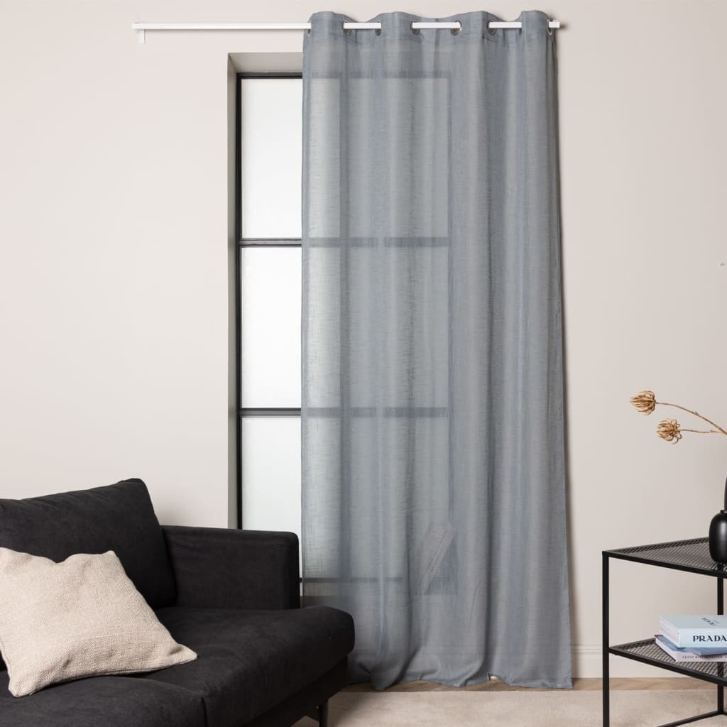 Gordijn Kaya 240x140 cm polyester lichtgrijs
