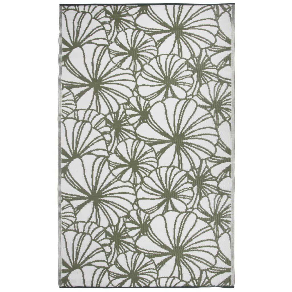 Esschert Design Buitenkleed 241x152 cm bloemmotief OC21