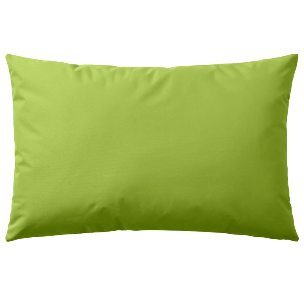 Buitenkussens 60x40 cm appeltjesgroen 4 st