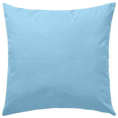 Buitenkussens 45x45 cm lichtblauw 4 st