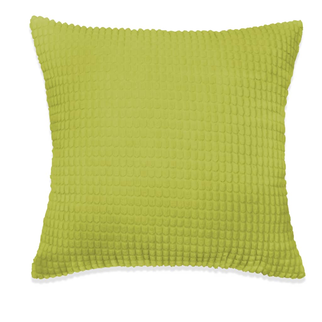 Sierkussenset 60x60 cm velours groen 2-delig