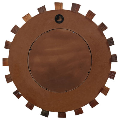 Wandspiegel 50 cm massief gerecycled hout