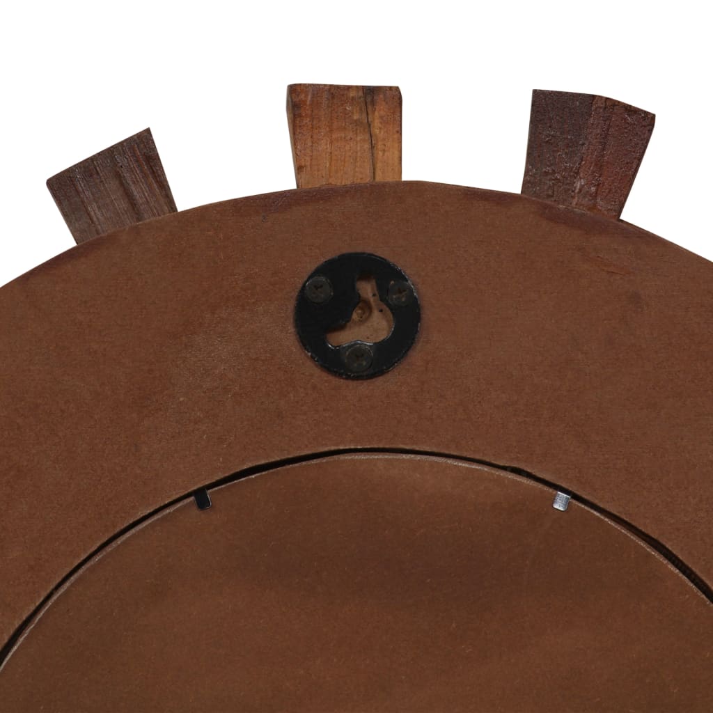 Wandspiegel 50 cm massief gerecycled hout