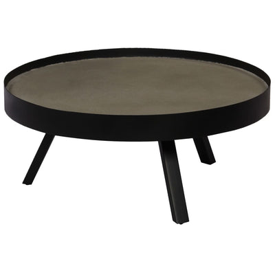 Salontafel met betonnen tafelblad 74x32 cm