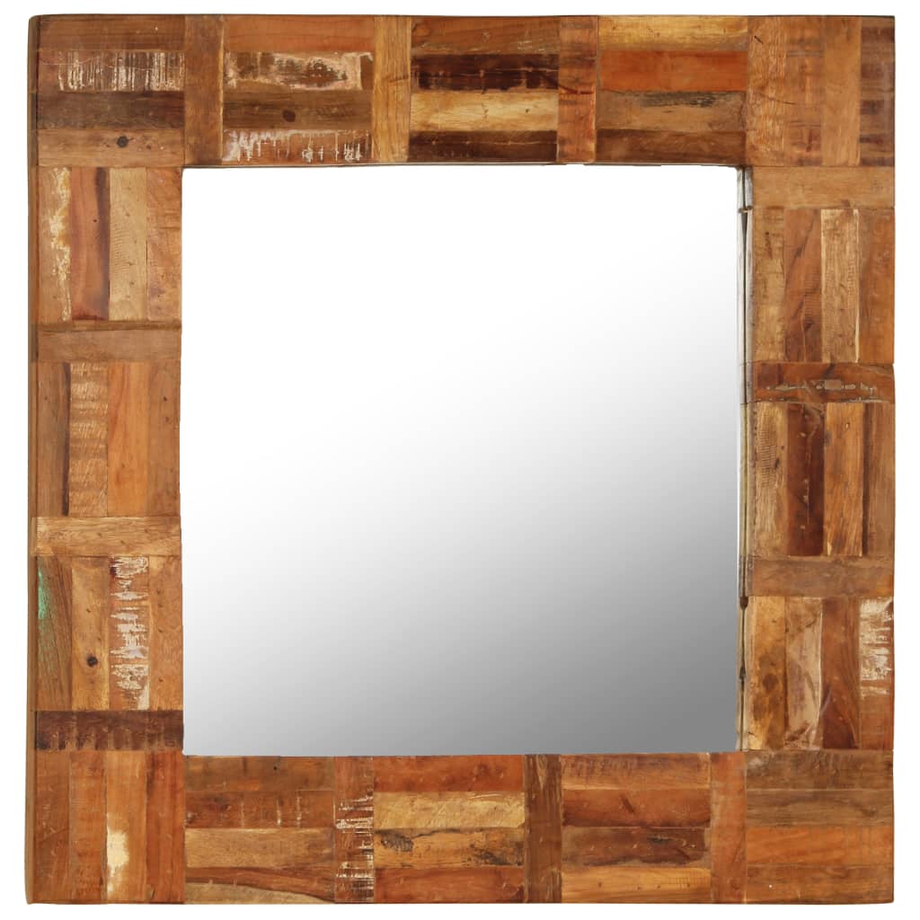Wandspiegel Kerock 60x60 cm massief gerecycled hout