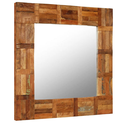 Wandspiegel Kerock 60x60 cm massief gerecycled hout