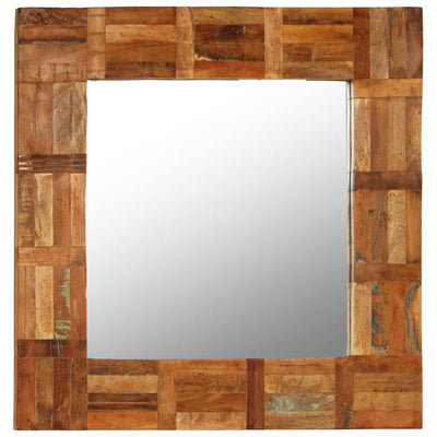 Wandspiegel Kerock 60x60 cm massief gerecycled hout