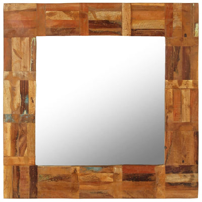 Wandspiegel Kerock 60x60 cm massief gerecycled hout
