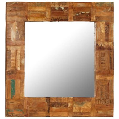 Wandspiegel Kerock 60x60 cm massief gerecycled hout
