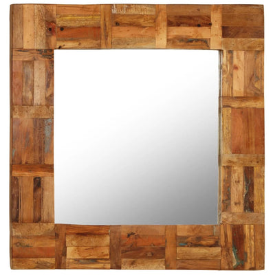 Wandspiegel Kerock 60x60 cm massief gerecycled hout