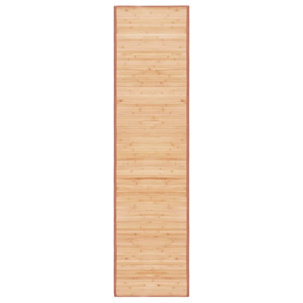 Tapijt 80x300 cm bamboe bruin