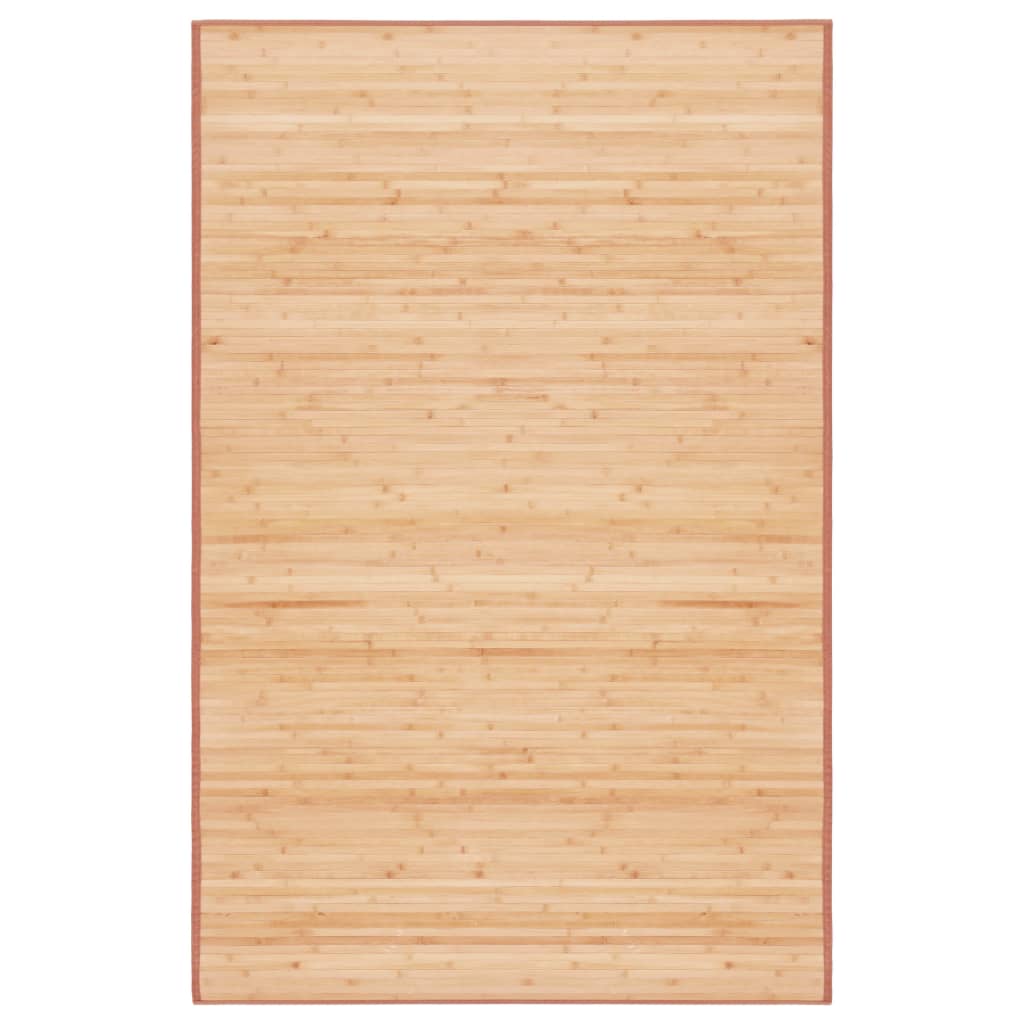Tapijt 100x160 cm bamboe bruin