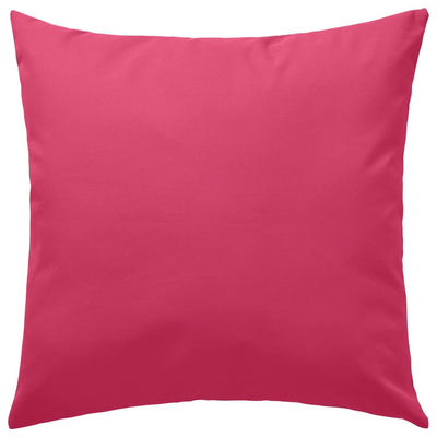Buitenkussens 60x60 cm roze 2 st