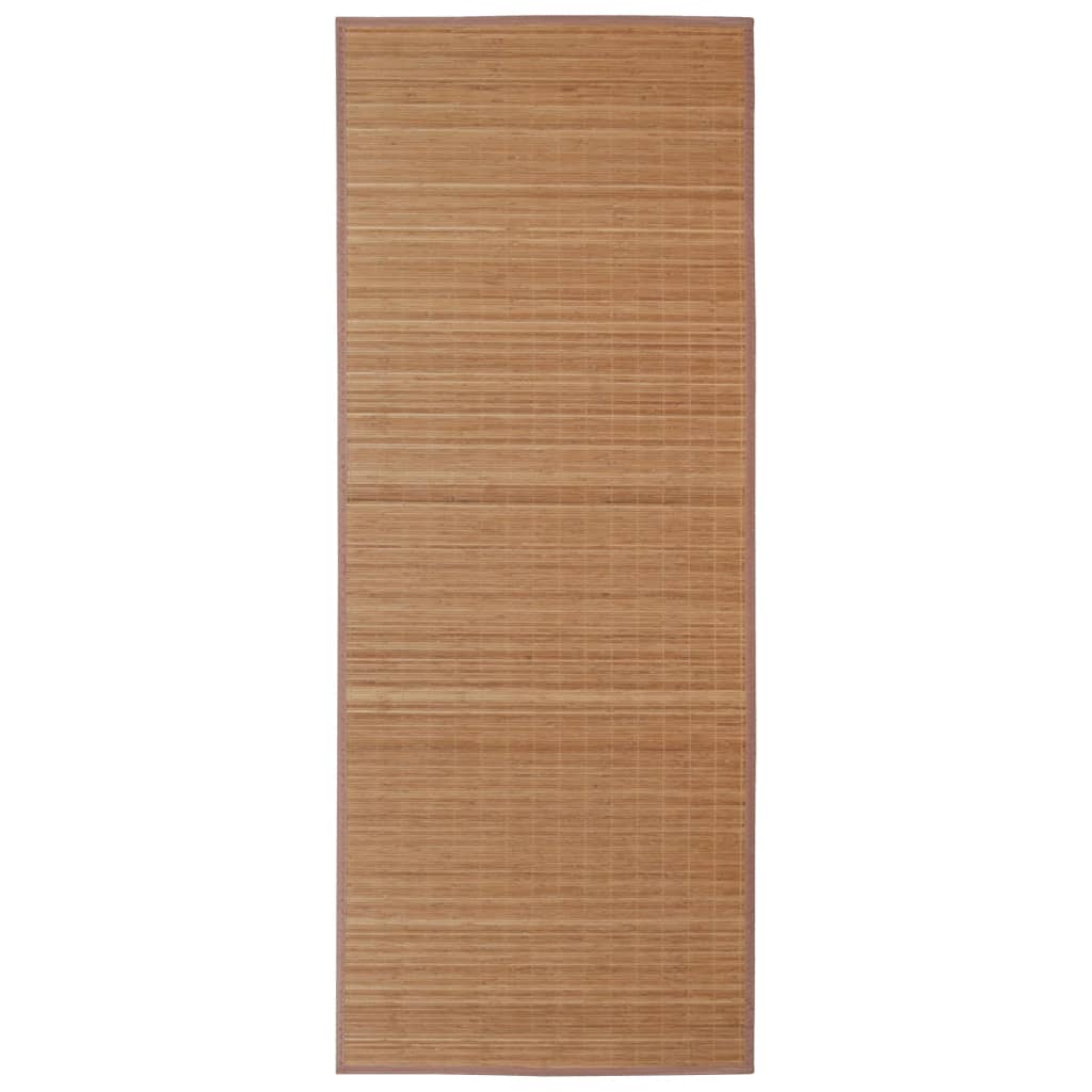 Tapijt rechthoekig 120x180 cm bamboe bruin