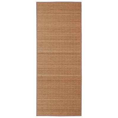 Tapijt rechthoekig 120x180 cm bamboe bruin