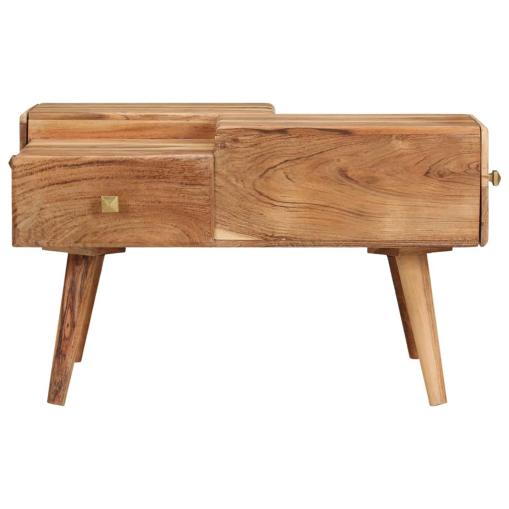Salontafel 70x60x42 cm massief acaciahout