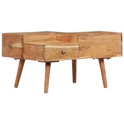 Salontafel 70x60x42 cm massief acaciahout
