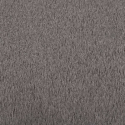 Vloerkleed 80 cm kunstkonijnenbont donkergrijs