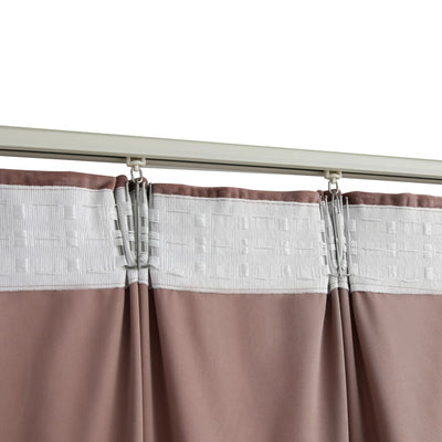 Gordijnen verduisterend 2 st met haken 140x225 cm fluweel roze