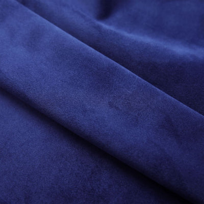 Gordijn verduisterend met ringen 2 st 140x175 cm fluweel blauw