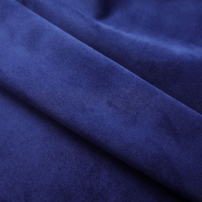 Gordijn verduisterend met ringen 290x245 cm fluweel blauw