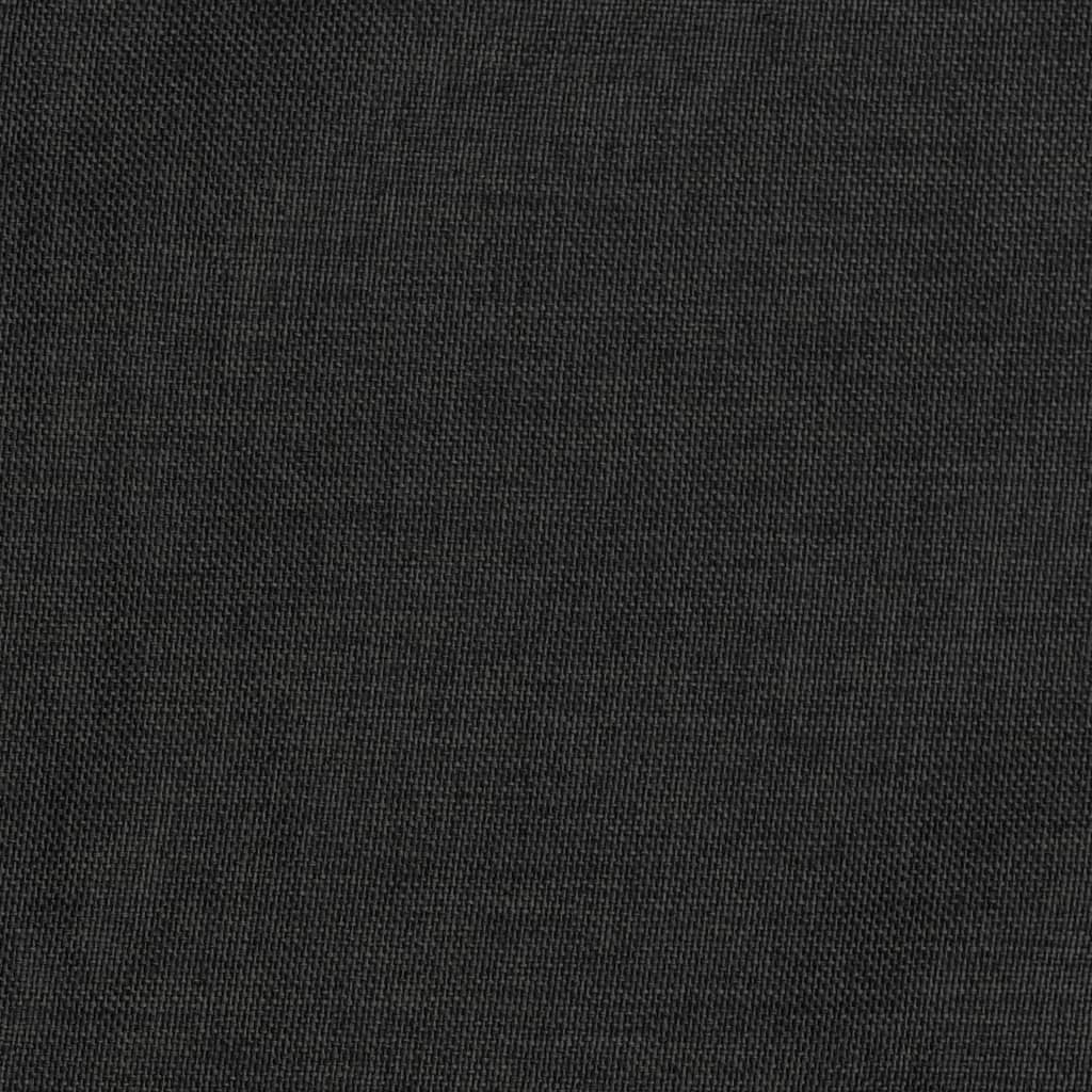 Gordijnen linnen verduisterend haken 2 st 140x175 cm antraciet