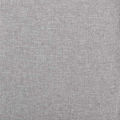Gordijn linnen-look verduisterend met ogen 290x245 cm grijs