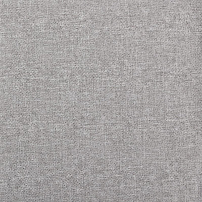 Gordijn linnen-look verduisterend met haken 290x245 cm grijs