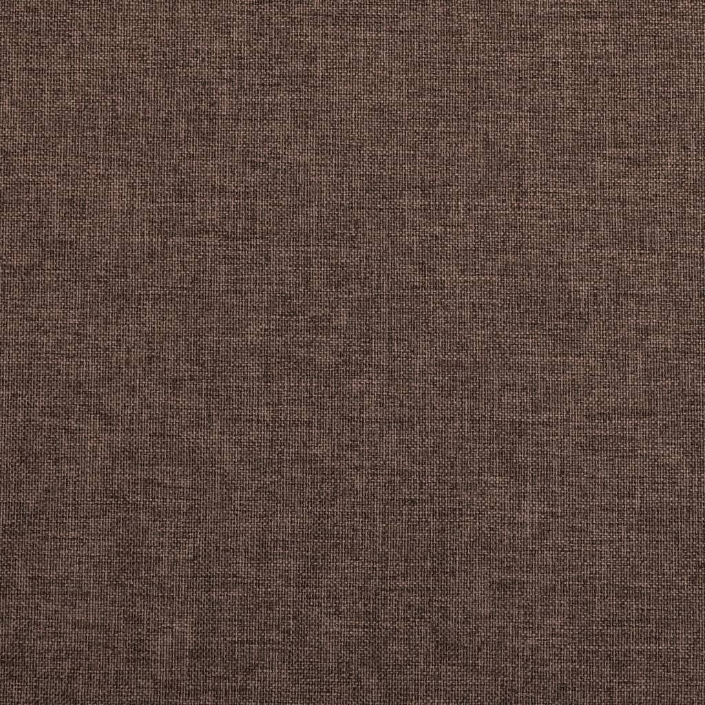 Gordijnen linnen-look verduisterend haken 2 st 140x175 cm taupe