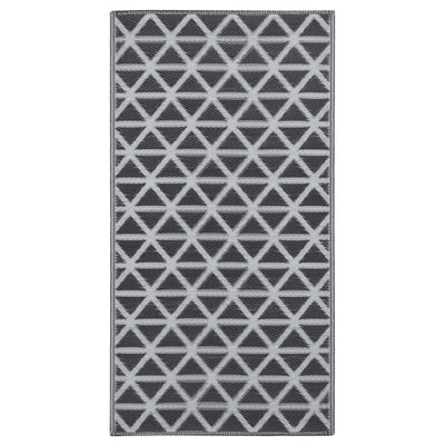 Buitenkleed 190x290 cm PP zwart