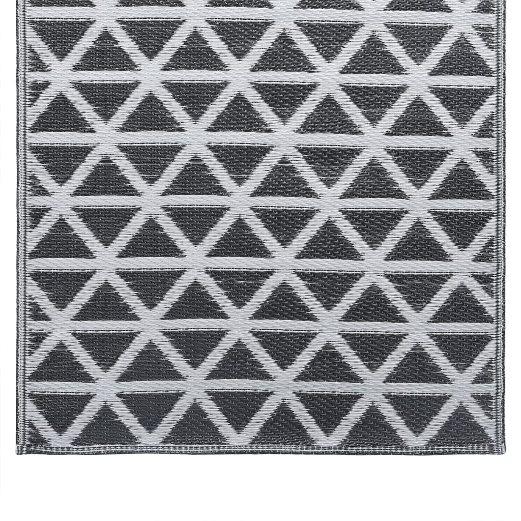 Buitenkleed 190x290 cm PP zwart