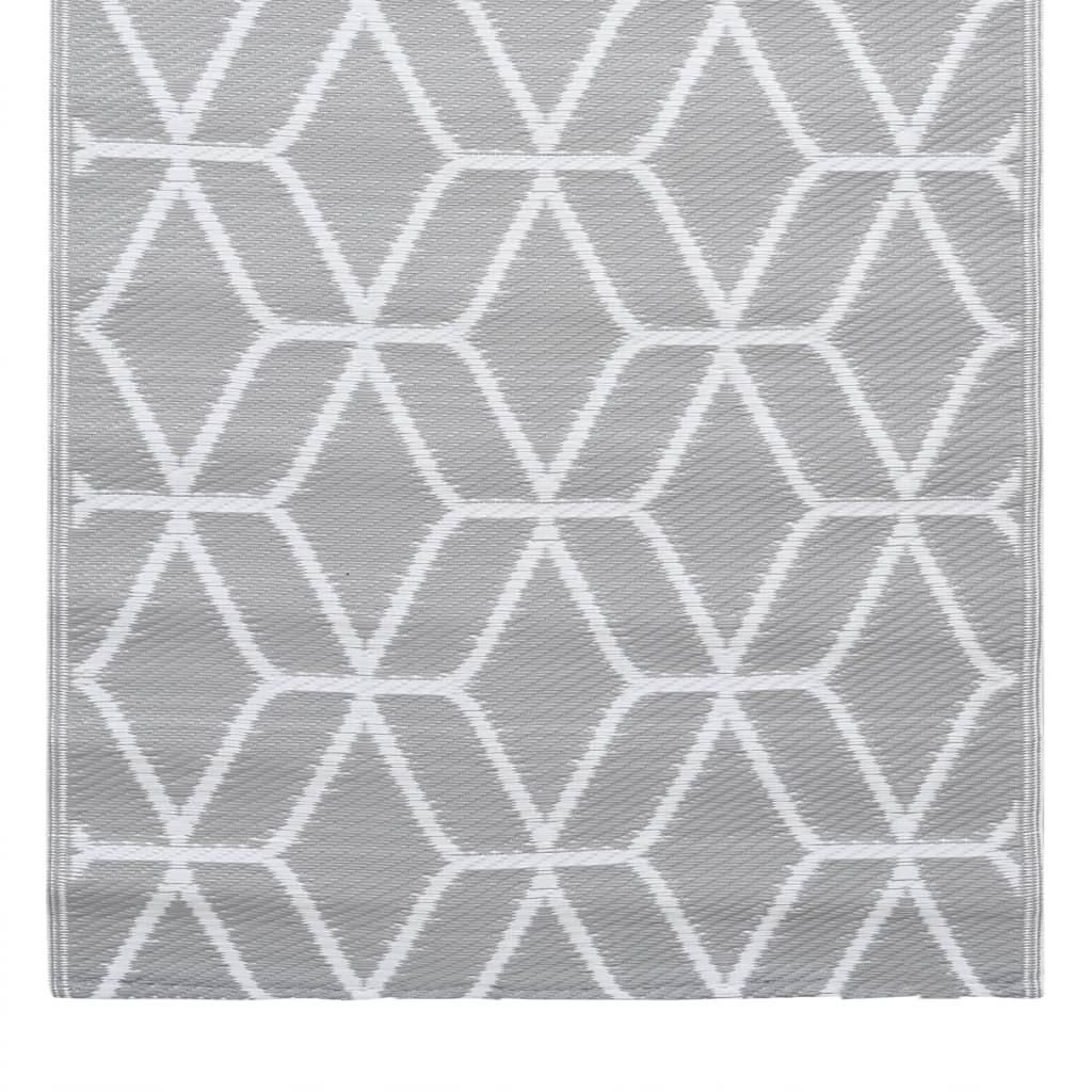 Buitenkleed 160x230 cm PP grijs