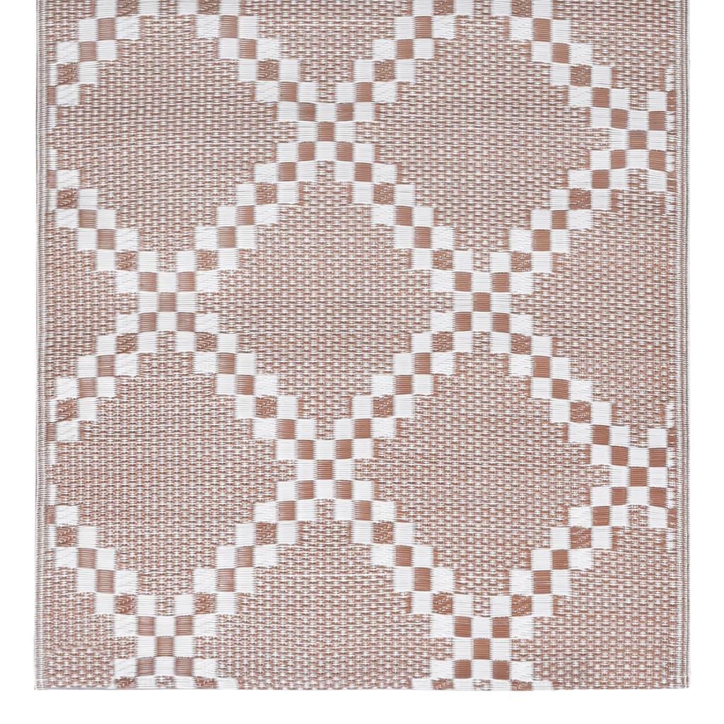Buitenkleed 160x230 cm PP bruin