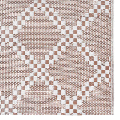 Buitenkleed 160x230 cm PP bruin