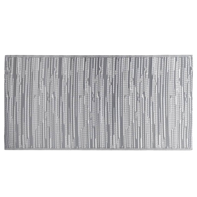 Buitenkleed 190x290 cm PP grijs