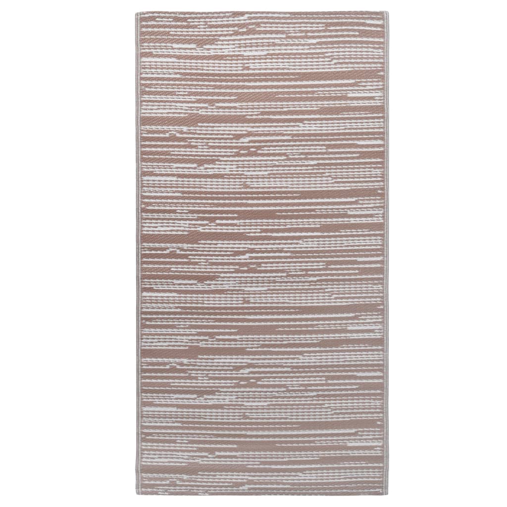 Buitenkleed 160x230 cm PP bruin