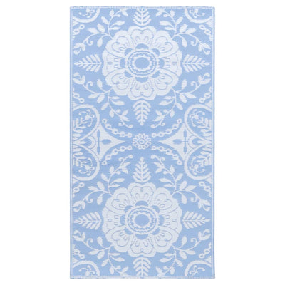 Buitenkleed 160x230 cm PP babyblauw