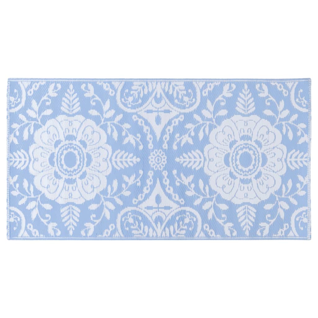 Buitenkleed 160x230 cm PP babyblauw