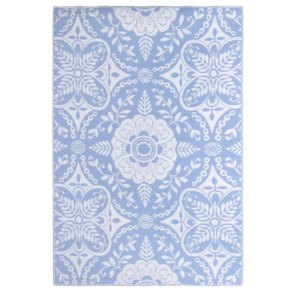 Buitenkleed 190x290 cm PP babyblauw