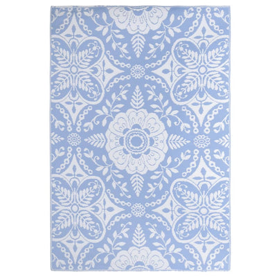 Buitenkleed 190x290 cm PP babyblauw