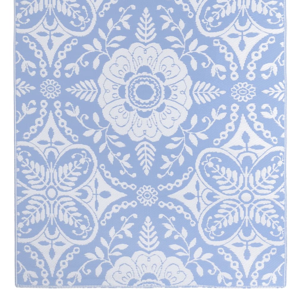 Buitenkleed 190x290 cm PP babyblauw