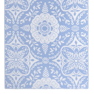 Buitenkleed 190x290 cm PP babyblauw