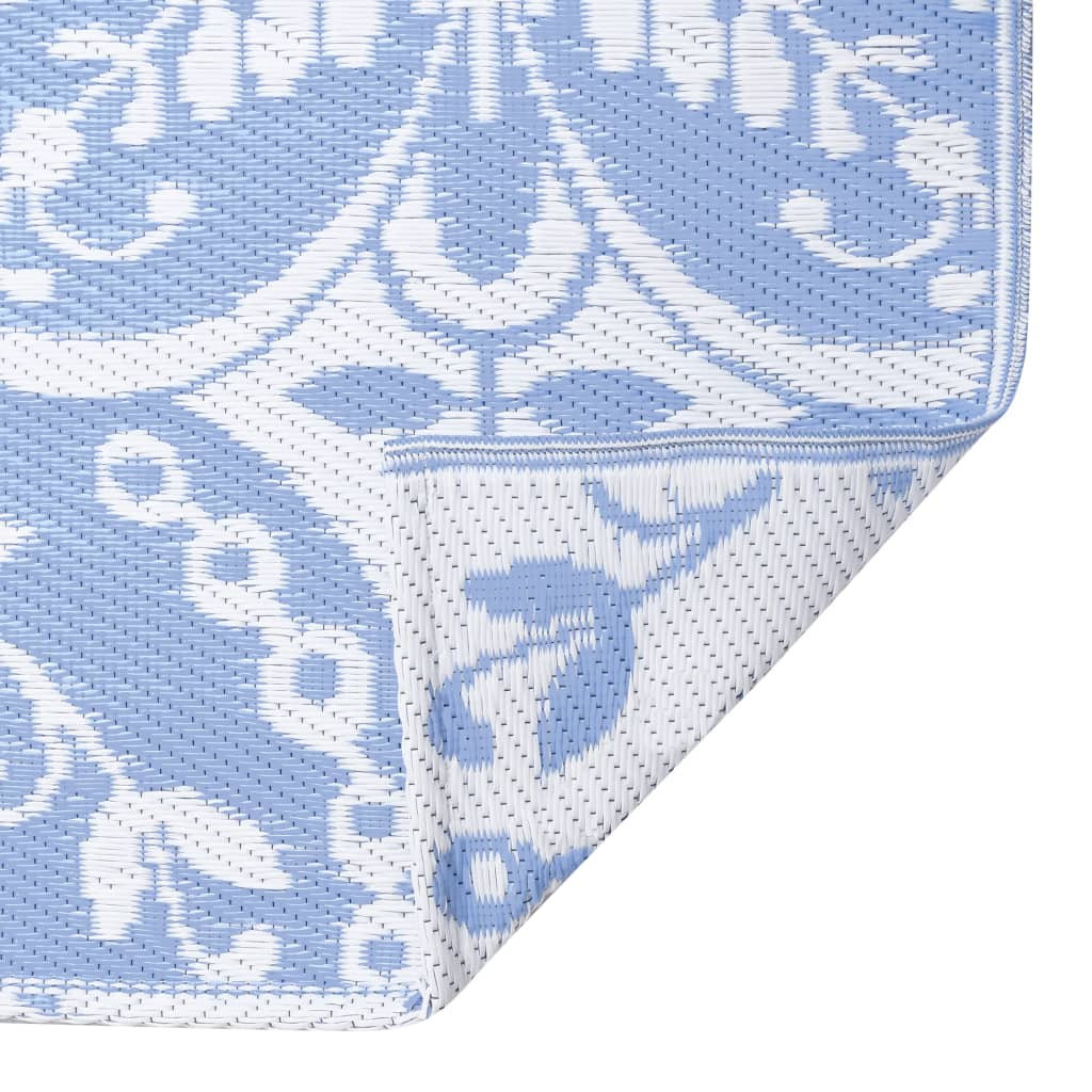 Buitenkleed 190x290 cm PP babyblauw