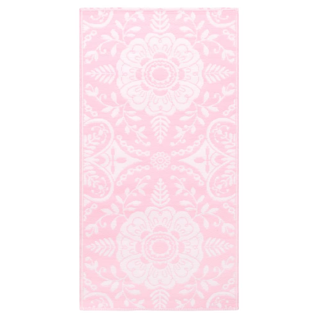 Buitenkleed 160x230 cm PP roze