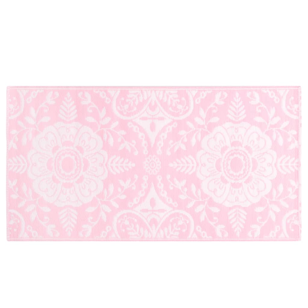 Buitenkleed 160x230 cm PP roze