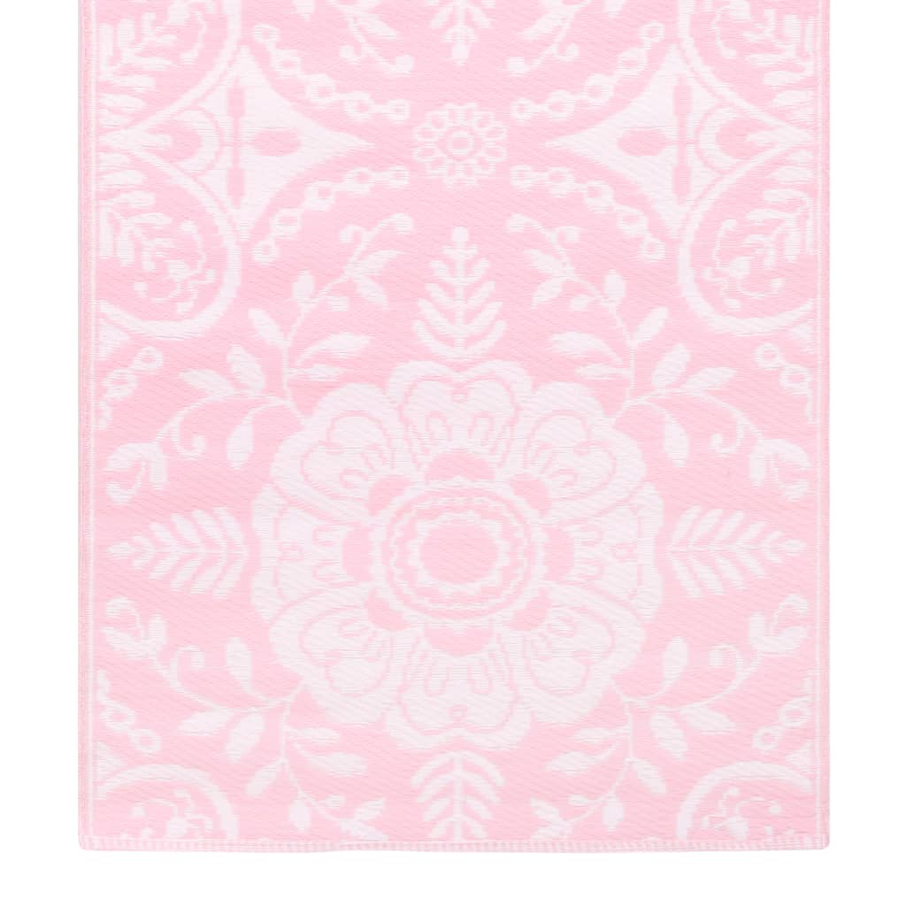 Buitenkleed 160x230 cm PP roze