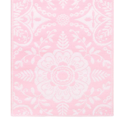 Buitenkleed 160x230 cm PP roze